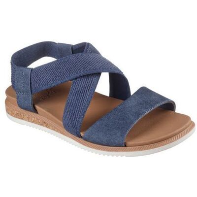 Sandales femme Skechers Desert Kiss Low 114705W-SLT Bleu - Publicité Sandales femme Skechers Desert Kiss Low 114705W-SLT Bleu - Publicité