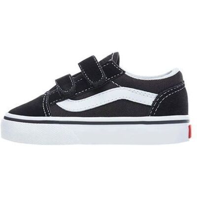 Vans Old Skool V — Baskets basses enfant garçon noir fermeture scratch semelle caoutchouc Noir - Publicité Vans Old Skool V — Baskets basses enfant garçon noir fermeture scratch semelle caoutchouc Noir - Publicité