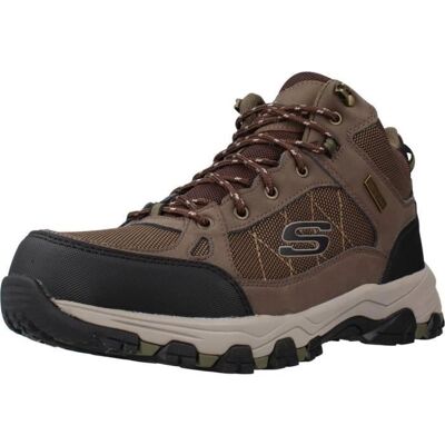 Bottine homme - SKECHERS - 113119 - Marron - Lacets - Textile et Peau Marron - Publicité Bottine homme - SKECHERS - 113119 - Marron - Lacets - Textile et Peau Marron - Publicité