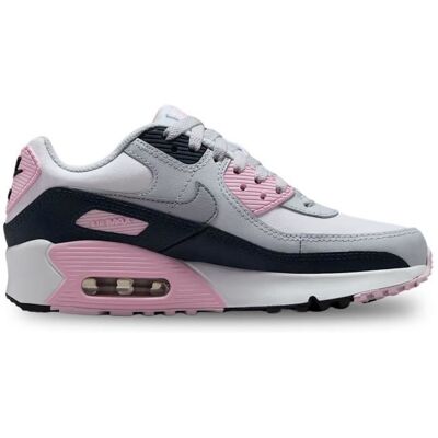 Chaussures Enfant - NIKE - Air Max 90 Ltr (Gs) - Blanc - Lacets - Synthétique Blanc - Publicité Chaussures Enfant - NIKE - Air Max 90 Ltr (Gs) - Blanc - Lacets - Synthétique Blanc - Publicité