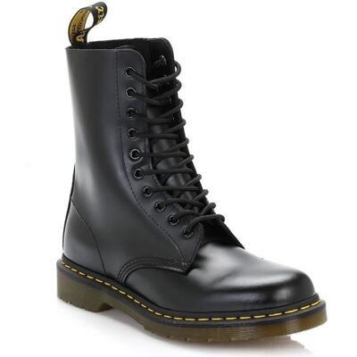 Dr Martens Bottes en cuir noir Dr. Martens 1490 Smooth à lacets pour adulte Noir - Publicité Dr Martens Bottes en cuir noir Dr. Martens 1490 Smooth à lacets pour adulte Noir - Publicité