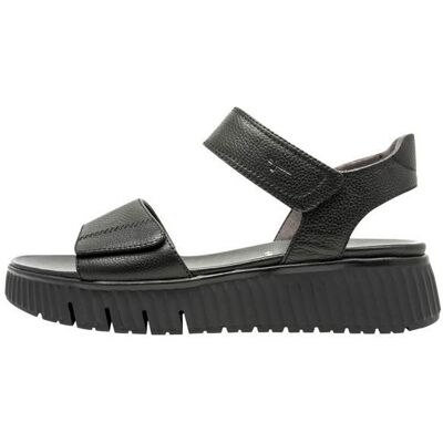 Sandales Cuir Tamaris Comfort - Noir Noir - Publicité Sandales Cuir Tamaris Comfort - Noir Noir - Publicité