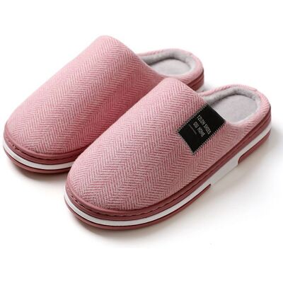 FONDUPIN Chausson Femme36-41 Pantoufles Femme Chaudes dhiverClassique Chausson Femme Pantoufles Chaudes et Confortables-Rose Rose - Publicité FONDUPIN Chausson Femme36-41 Pantoufles Femme Chaudes dhiverClassique Chausson Femme Pantoufles Chaudes et Confortables-Rose Rose - Publicité