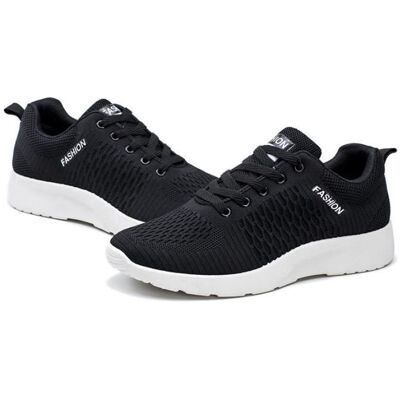 KIANII Chaussures de fitness pour hommes - Baskets confortables et durables - Noir - Taille 39-44 Noir - Publicité KIANII Chaussures de fitness pour hommes - Baskets confortables et durables - Noir - Taille 39-44 Noir - Publicité