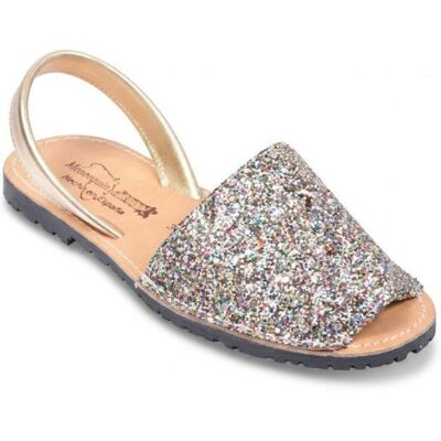 OZABI Sandales Menorquines Cuir Véritable Espagne 35-41 550 GLITTER MULTI26 - Publicité OZABI Sandales Menorquines Cuir Véritable Espagne 35-41 550 GLITTER MULTI26 - Publicité