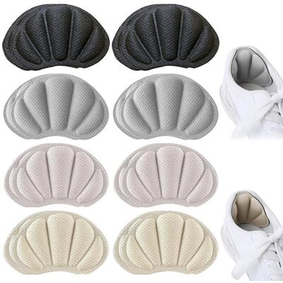 Coussinet Talon 8 Paires Éponge Protege Talon Chaussure Patch Prévention Trous Hommes Femmes Évite Frottements Ampoules Cuneary - Publicité Coussinet Talon 8 Paires Éponge Protege Talon Chaussure Patch Prévention Trous Hommes Femmes Évite Frottements Ampoules Cuneary - Publicité