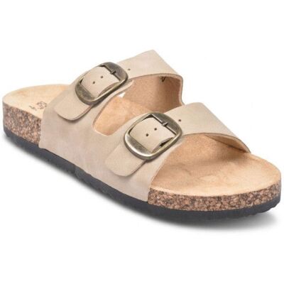 OZABI Sandales Mule 2 Boucles Nubuck Noir Beige Camel 36-41 SD11165 BEIGE - Publicité OZABI Sandales Mule 2 Boucles Nubuck Noir Beige Camel 36-41 SD11165 BEIGE - Publicité
