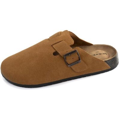 Isotoner Sabots semelle extra-flex légers patch talon confort camel homme Marron - Publicité Isotoner Sabots semelle extra-flex légers patch talon confort camel homme Marron - Publicité