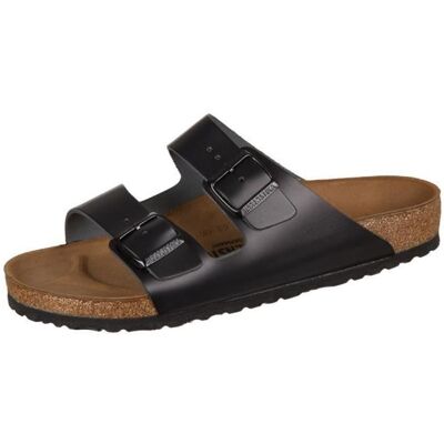 Chaussures - Birkenstock - Arizona Leder - Homme - Noir - Cuir - Boucle de serrage Noir - Publicité Chaussures - Birkenstock - Arizona Leder - Homme - Noir - Cuir - Boucle de serrage Noir - Publicité