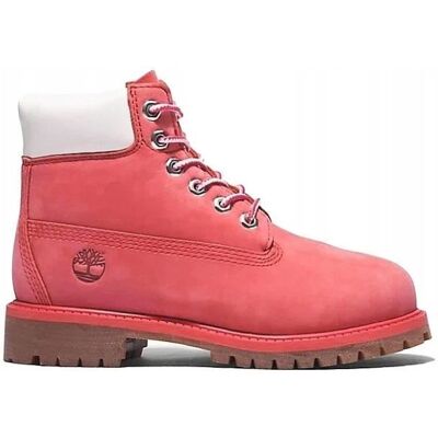 Bottines femme Timberland 6-Inch Premium - pink - 39 - Cuir - Lacets - Haute Rose - Publicité Bottines femme Timberland 6-Inch Premium - pink - 39 - Cuir - Lacets - Haute Rose - Publicité