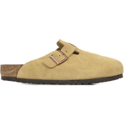 Mules Birkenstock Boston Bs Blanc - Publicité Mules Birkenstock Boston Bs Blanc - Publicité