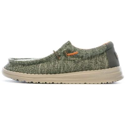 Hey Dude Wally Youth - Chaussures basses garçon gris/kaki Blanc - Publicité Hey Dude Wally Youth - Chaussures basses garçon gris/kaki Blanc - Publicité