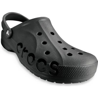 Sandales Crocs Baya graphite pour femme - Forme ergonomique - Gris Gris - Publicité Sandales Crocs Baya graphite pour femme - Forme ergonomique - Gris Gris - Publicité