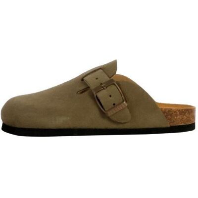 Mules Cuir Plakton Bloggie - Kaki-Clair Vert - Publicité Mules Cuir Plakton Bloggie - Kaki-Clair Vert - Publicité
