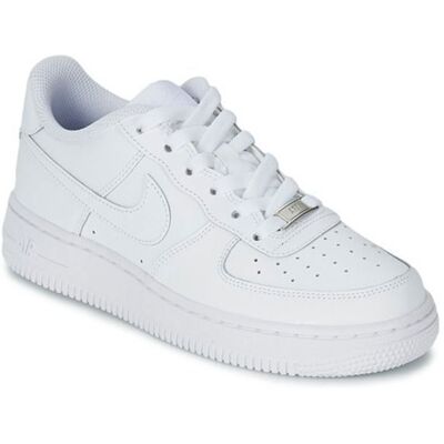 Baskets Nike AIR Force 1 07 LV 315312 111 Blanc - Lacets - Homme Femme Mixte Blanc - Publicité Baskets Nike AIR Force 1 07 LV 315312 111 Blanc - Lacets - Homme Femme Mixte Blanc - Publicité