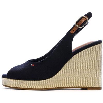 Sandales Marine Femme Tommy Hilfiger Wedge Bleu - Publicité Sandales Marine Femme Tommy Hilfiger Wedge Bleu - Publicité