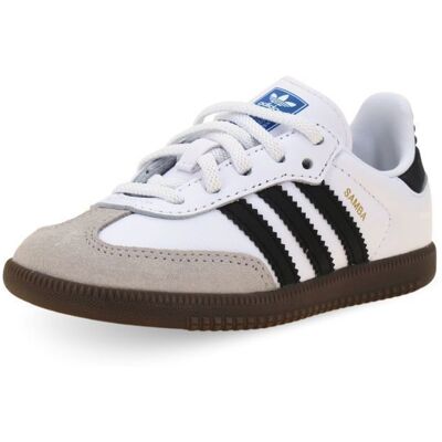 Chaussures pour Bébé - ADIDAS - Samba Og El I - Blanc - Synthétique - Talon Plat Blanc - Publicité Chaussures pour Bébé - ADIDAS - Samba Og El I - Blanc - Synthétique - Talon Plat Blanc - Publicité