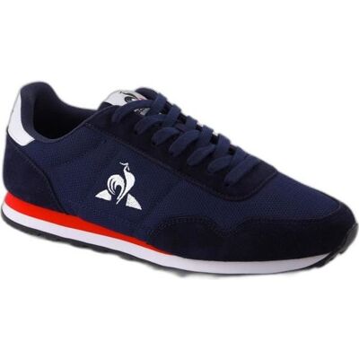 Baskets Le Coq Sportif Astra - dress blue - 41 - Homme - Cuir - Lacets Bleu - Publicité Baskets Le Coq Sportif Astra - dress blue - 41 - Homme - Cuir - Lacets Bleu - Publicité