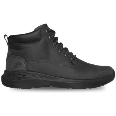 Bottes pour Homme Skechers Relaxed Fit: Parson - Ederic Noir 205175-BLK Noir - Publicité Bottes pour Homme Skechers Relaxed Fit: Parson - Ederic Noir 205175-BLK Noir - Publicité