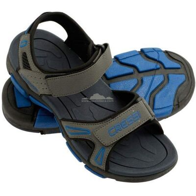 Cressi Sandale nu-pieds homme bleu XVB960243 – plage en caoutchouc avec scratch Bleu - Publicité Cressi Sandale nu-pieds homme bleu XVB960243 – plage en caoutchouc avec scratch Bleu - Publicité