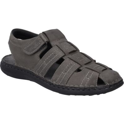 Sandales pour Hommes - JOSEF SEIBEL - Vincent 06 - Cuir - Scratch - Gris Gris - Publicité Sandales pour Hommes - JOSEF SEIBEL - Vincent 06 - Cuir - Scratch - Gris Gris - Publicité