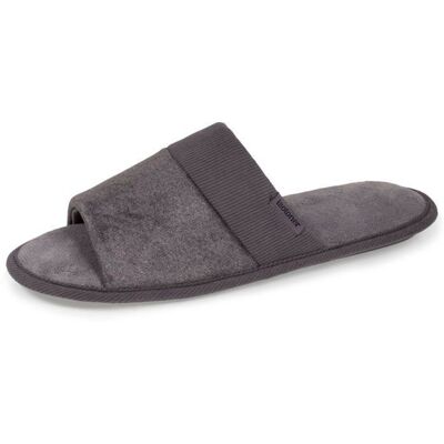 Isotoner Chaussons gris homme Gris - Publicité Isotoner Chaussons gris homme Gris - Publicité