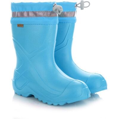 3Kamido GoCamp Bottes en caoutchouc pour enfants - matériau EVA doublure en feutre pour garçons/filles - Bleu Clair Bleu - Publicité 3Kamido GoCamp Bottes en caoutchouc pour enfants - matériau EVA doublure en feutre pour garçons/filles - Bleu Clair Bleu - Publicité
