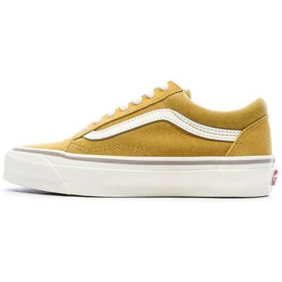Baskets Moutardes Mixte Vans Old Skool Jaune - Publicité Baskets Moutardes Mixte Vans Old Skool Jaune - Publicité