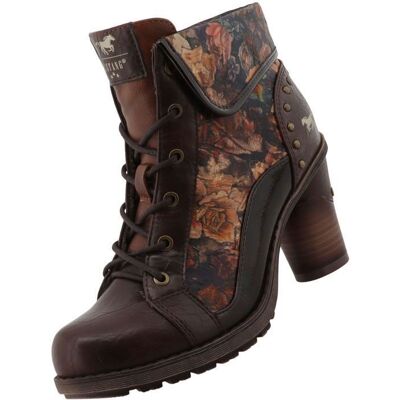 MUSTANG Bottines pour Femme 15M0162011-brown-multi Marron Marron - Publicité MUSTANG Bottines pour Femme 15M0162011-brown-multi Marron Marron - Publicité