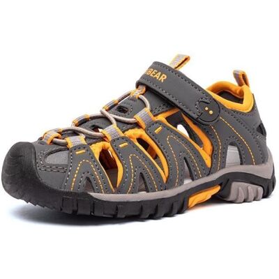 LEOCLOTHO Sandales Garçon21-32EU Bout Fermé Chaussure de Sport Outdoor Plage Sandales GarconSandales de Marche Été-Gris Orange Rose - Publicité LEOCLOTHO Sandales Garçon21-32EU Bout Fermé Chaussure de Sport Outdoor Plage Sandales GarconSandales de Marche Été-Gris Orange Rose - Publicité