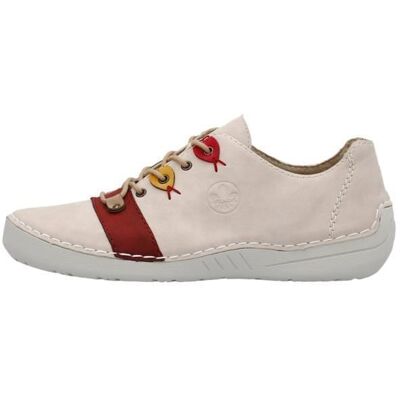 Basket Cuir Rieker - Femme - Rose - Lacets - RIEKER - Plat Rose - Publicité Basket Cuir Rieker - Femme - Rose - Lacets - RIEKER - Plat Rose - Publicité
