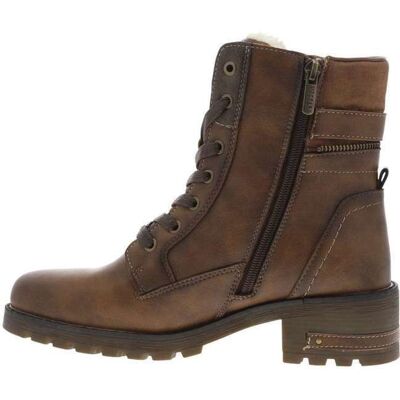 mustang Bottines talon décroché moyen Marron - Publicité mustang Bottines talon décroché moyen Marron - Publicité