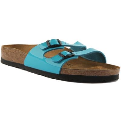 Sandales Birkenstock Ibiza Birko Flor pour femmes - Mer Bleu - Taille 40 Bleu - Publicité Sandales Birkenstock Ibiza Birko Flor pour femmes - Mer Bleu - Taille 40 Bleu - Publicité