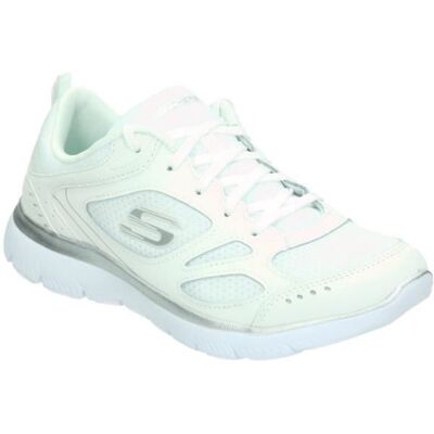 Baskets Femme - SKECHERS 12982-WSL - Blanc - Synthétique - Lacets Blanc - Publicité Baskets Femme - SKECHERS 12982-WSL - Blanc - Synthétique - Lacets Blanc - Publicité