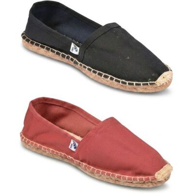 OZABI Pack 2 Paires Espadrilles Homme Semelle Corde Jute MBSX2 NOIR BORDEAUX Noir - Publicité OZABI Pack 2 Paires Espadrilles Homme Semelle Corde Jute MBSX2 NOIR BORDEAUX Noir - Publicité