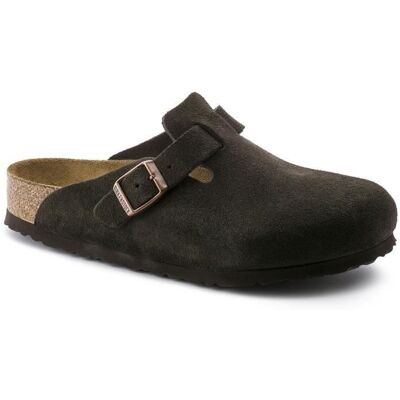 Sabots Birkenstock Boston Vl Wb - noir - Homme - Adulte - Cuir Noir - Publicité Sabots Birkenstock Boston Vl Wb - noir - Homme - Adulte - Cuir Noir - Publicité