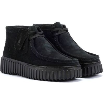 Clarks Torhill Moss Bottes Noires En Daim Pour Femmes Noir - Publicité Clarks Torhill Moss Bottes Noires En Daim Pour Femmes Noir - Publicité