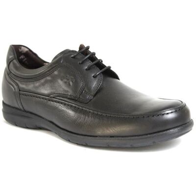 FLUCHOS Chaussures de ville à lacets en cuir noir pour adulte - Marque - Modèle - Confortable et décontracté Noir - Publicité FLUCHOS Chaussures de ville à lacets en cuir noir pour adulte - Marque - Modèle - Confortable et décontracté Noir - Publicité