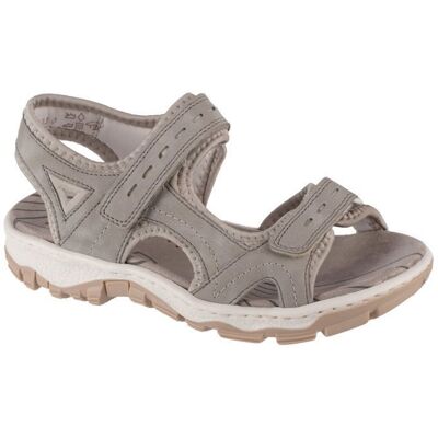 Sandales Femme Gris Rieker Sandals Gris - Publicité Sandales Femme Gris Rieker Sandals Gris - Publicité