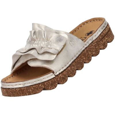 Rieker Mules pour Femme V8763-60 Beige Beige - Publicité Rieker Mules pour Femme V8763-60 Beige Beige - Publicité