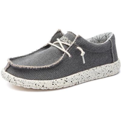 INSFITY Mocassins Homme - Printemps-Été - Toile Antidérapante - Couleur Gris Gris - Publicité INSFITY Mocassins Homme - Printemps-Été - Toile Antidérapante - Couleur Gris Gris - Publicité