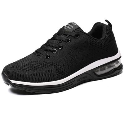 Baskets Adulte Homme-Femme Noir INSFITY - Aéré Sport Confortable Casual Noir - Publicité Baskets Adulte Homme-Femme Noir INSFITY - Aéré Sport Confortable Casual Noir - Publicité