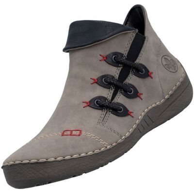 Rieker Chaussure basses pour Femme 72581-42 Gris Gris - Publicité Rieker Chaussure basses pour Femme 72581-42 Gris Gris - Publicité