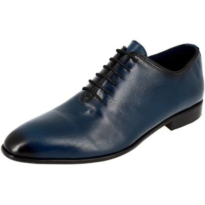 BELYM Chaussure homme Richelieu en cuir bleu RB900 40 Bleu - Publicité BELYM Chaussure homme Richelieu en cuir bleu RB900 40 Bleu - Publicité