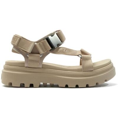 Sandales femme Palladium Pallacruise Strap Beige - Publicité Sandales femme Palladium Pallacruise Strap Beige - Publicité