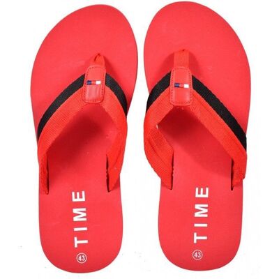 Tongs Homme - Ozabi - J205 Rouge - Confortables et résistantes à leau Blanc - Publicité Tongs Homme - Ozabi - J205 Rouge - Confortables et résistantes à leau Blanc - Publicité