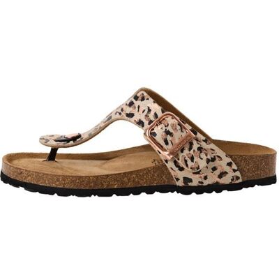 Sandales Cuir Tamaris - Beige-Leopard Beige - Publicité Sandales Cuir Tamaris - Beige-Leopard Beige - Publicité