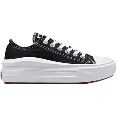 Baskets Converse Chuck Taylor All Star Move Low Top Noir Femme Noir - Publicité Baskets Converse Chuck Taylor All Star Move Low Top Noir Femme Noir - Publicité