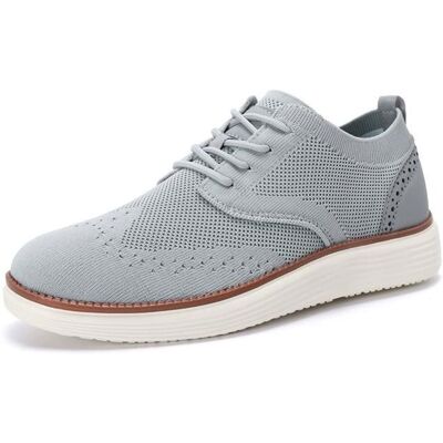 INSFITY Chaussure Casual Légèreté Homme Respirante Grande taille Comfortable Plat - Gris Gris - Publicité INSFITY Chaussure Casual Légèreté Homme Respirante Grande taille Comfortable Plat - Gris Gris - Publicité