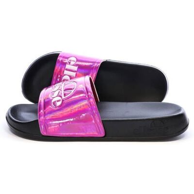 Claquettes Rose/Noir Femme Ellesse Demi Rose - Publicité Claquettes Rose/Noir Femme Ellesse Demi Rose - Publicité